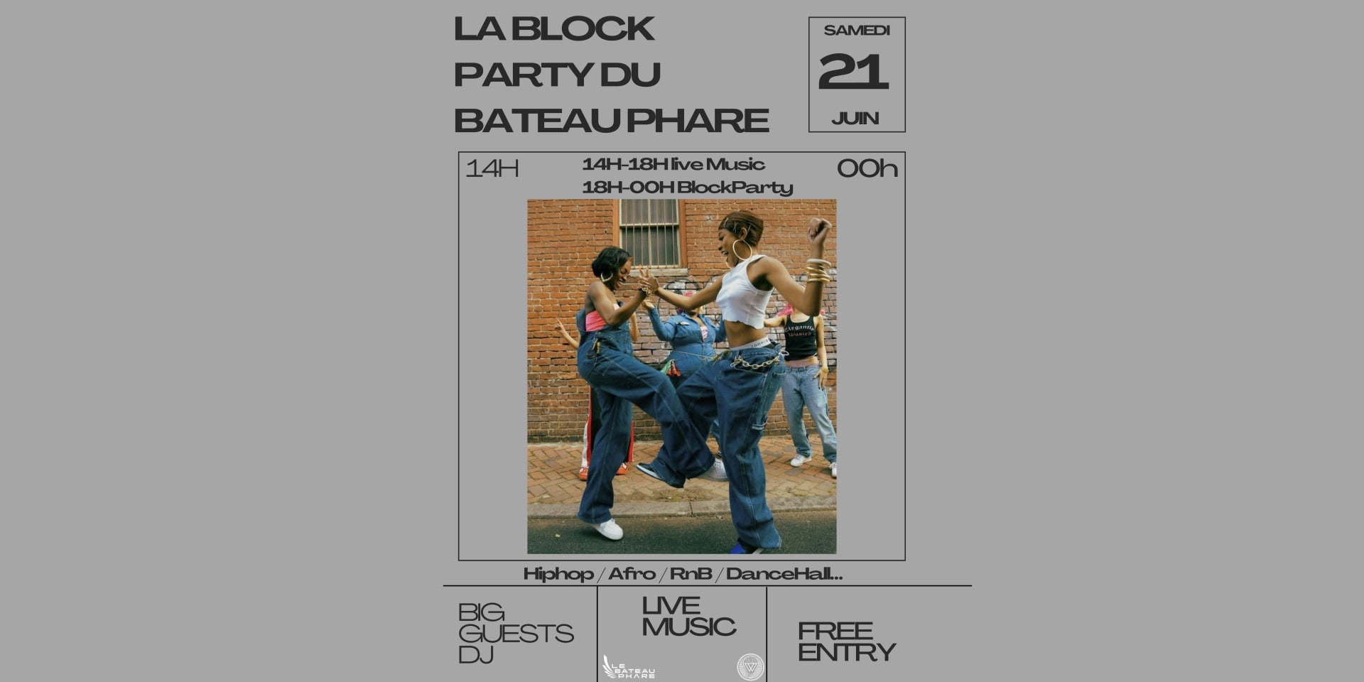 La Block Party Du Bateau Phare Cover