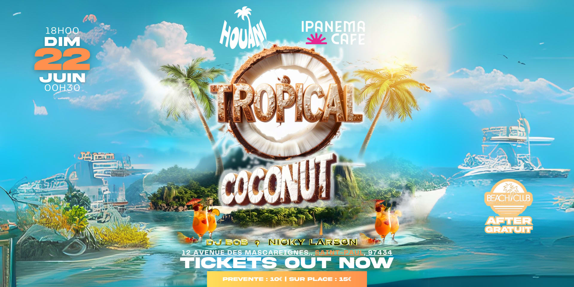 Tropical Coconut (Houani X Ipanema Café) Cover