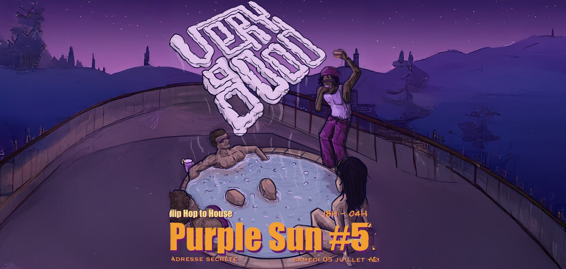 Purple Sun #5 - Rooftop & Loft 20 Cover
