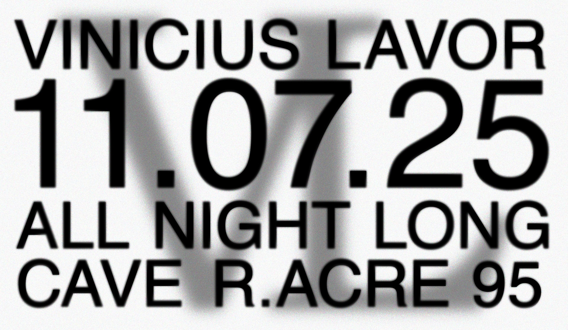 Vinicius Lavor All Night Long Cover