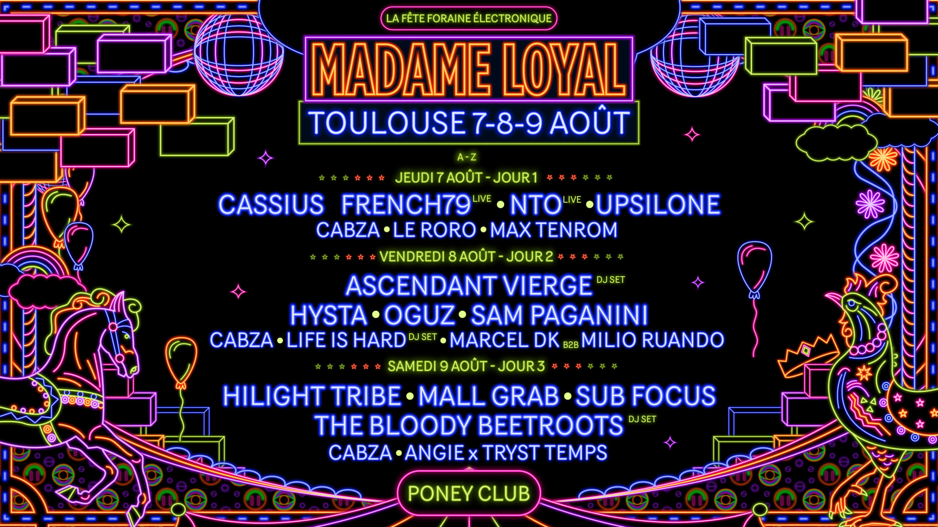 Madame Loyal Toulouse : Ascendant Vierge, Oguz, Nto & More Cover