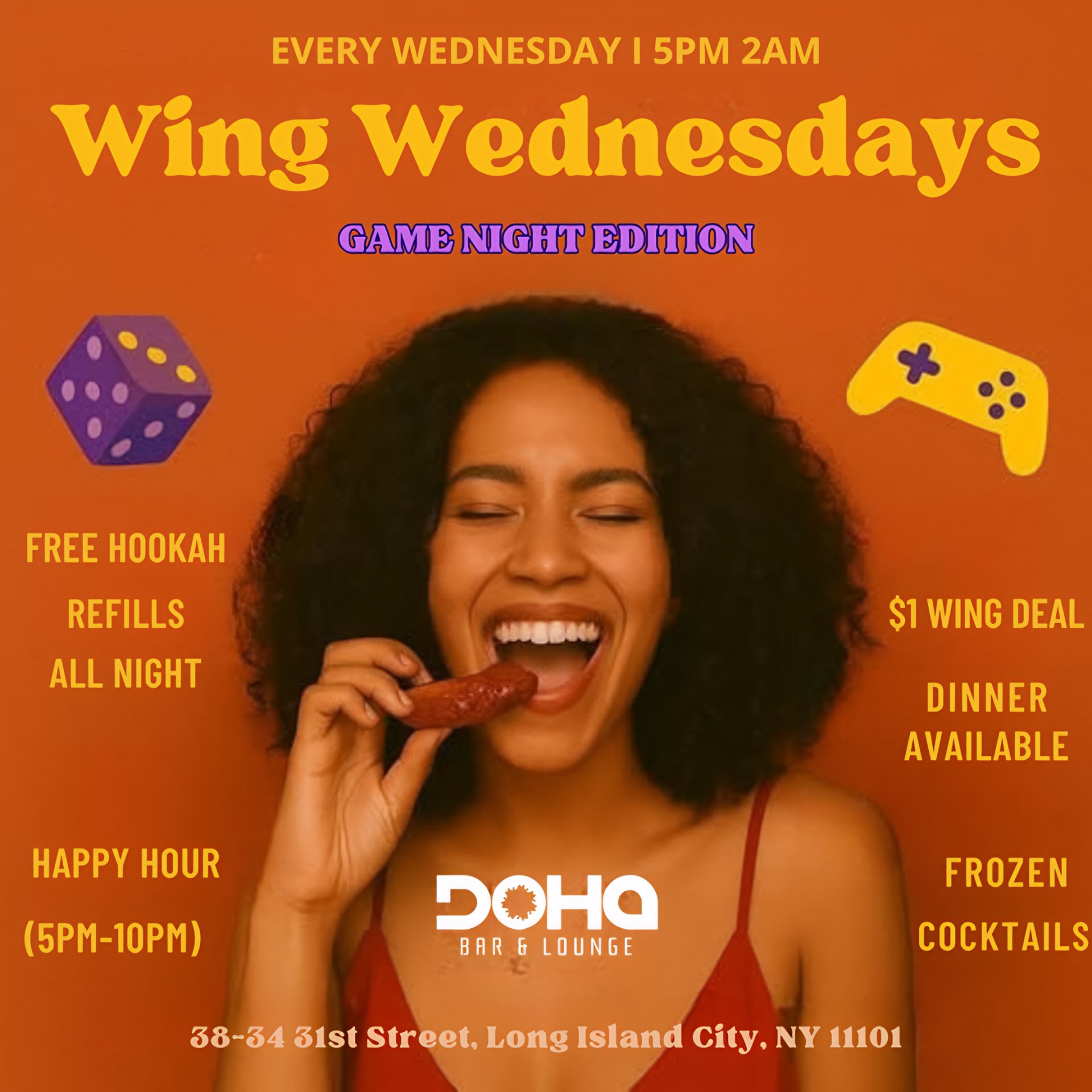 Wing Wednesdays: Game Night Edition | 25th June Cover