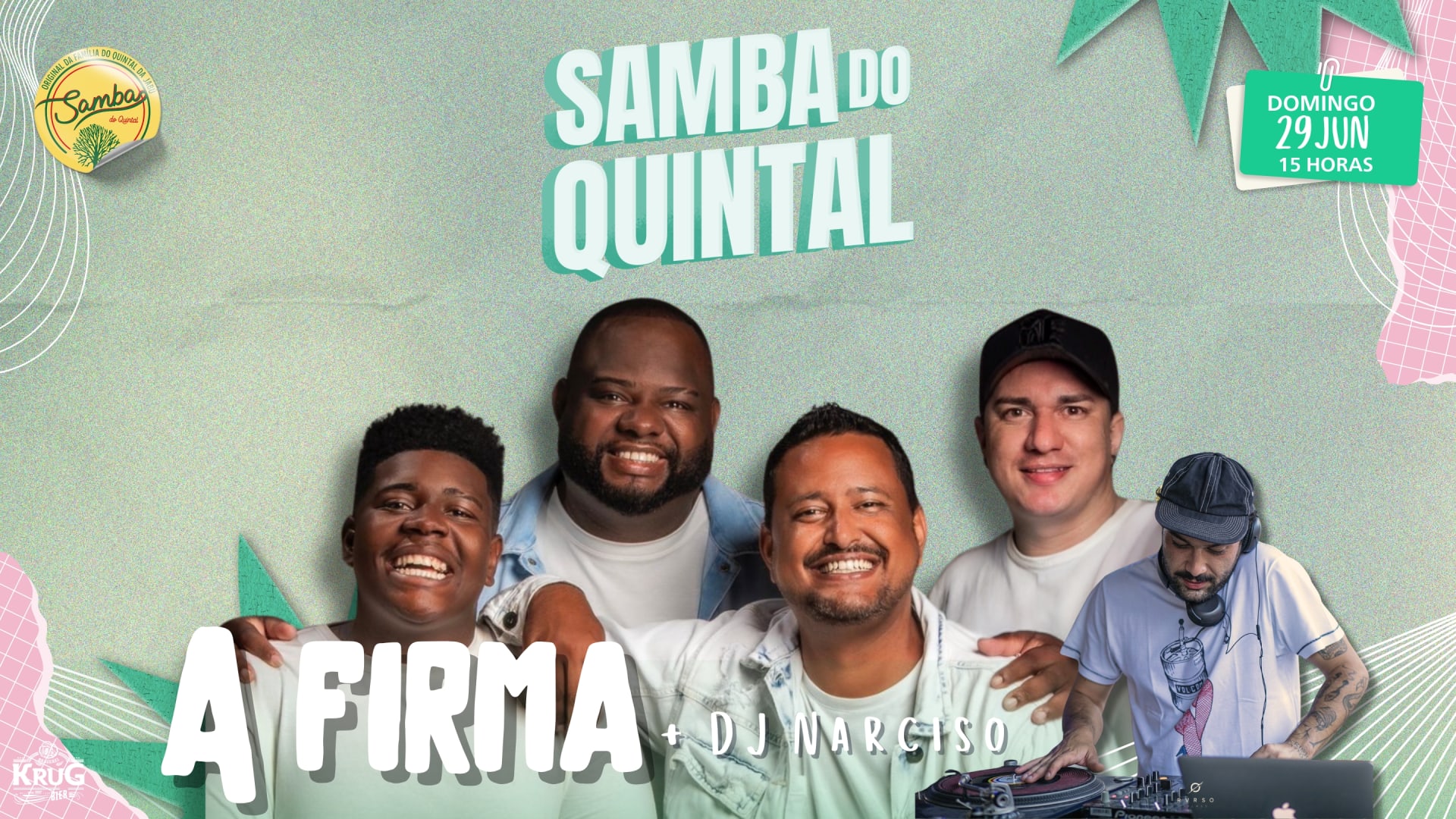 Pagode De Domingo É Aqui Na Jabu! Cover