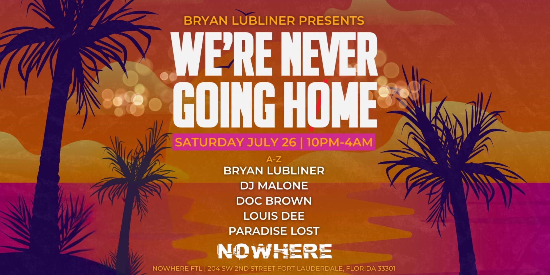 We're Never Going Home @Nowhere (Special Event) Cover