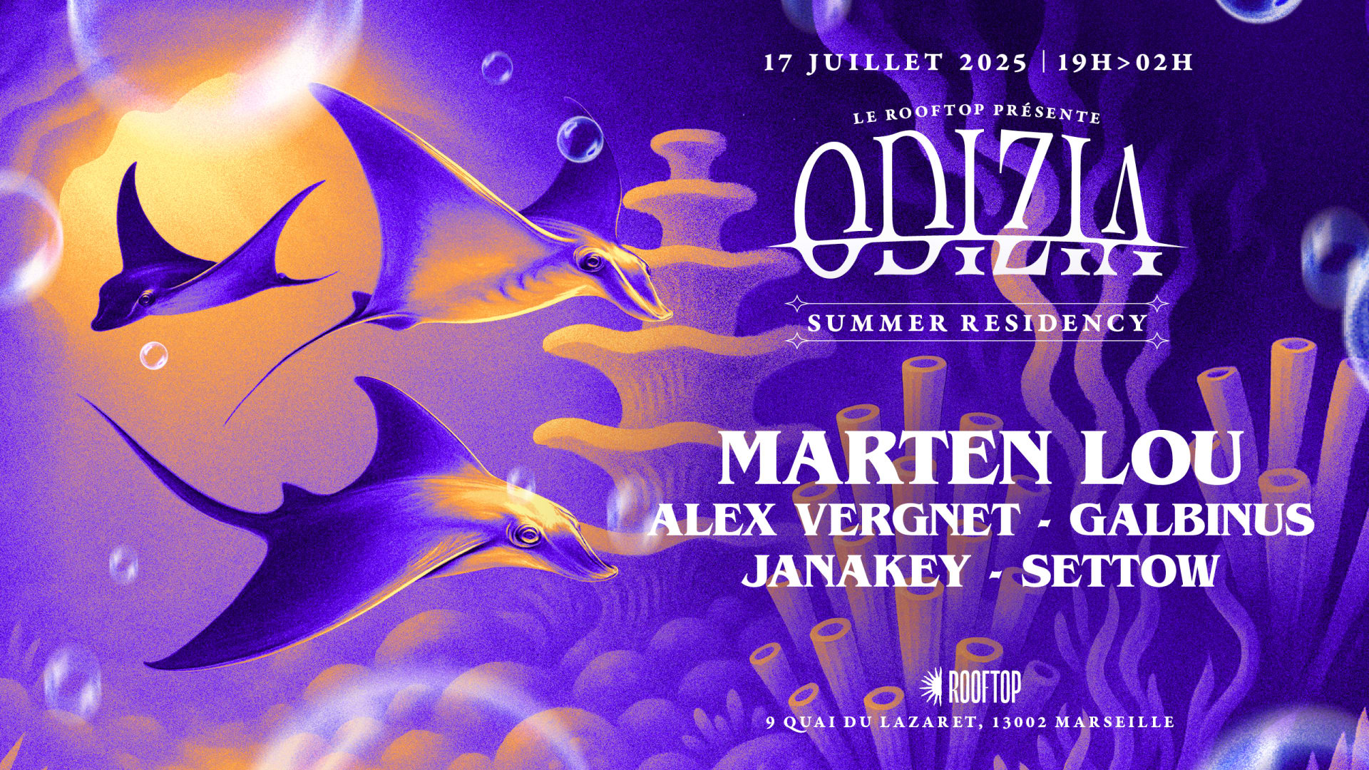 Le Rooftop X Odiza - Marten Lou 17.07 Cover