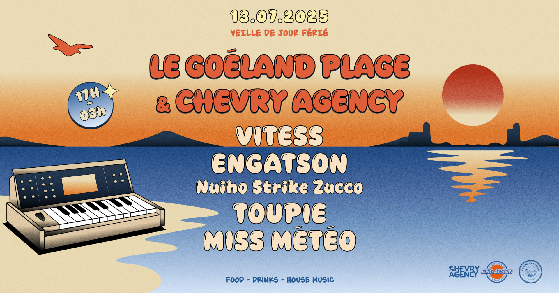 Le Goéland Plage X Chevry X Engatson : Vitess, Strike, Zucco Cover