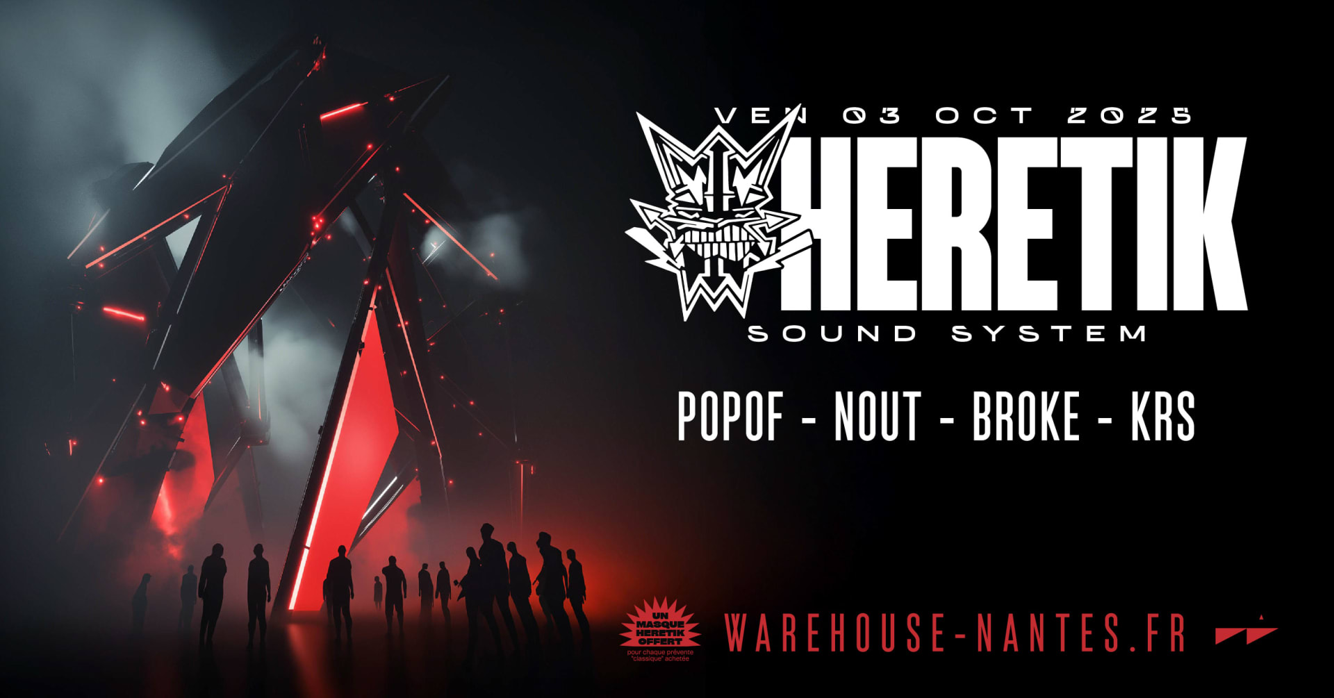 Heretik Sound System W/ Popof, Nout, Broke & Krs Cover