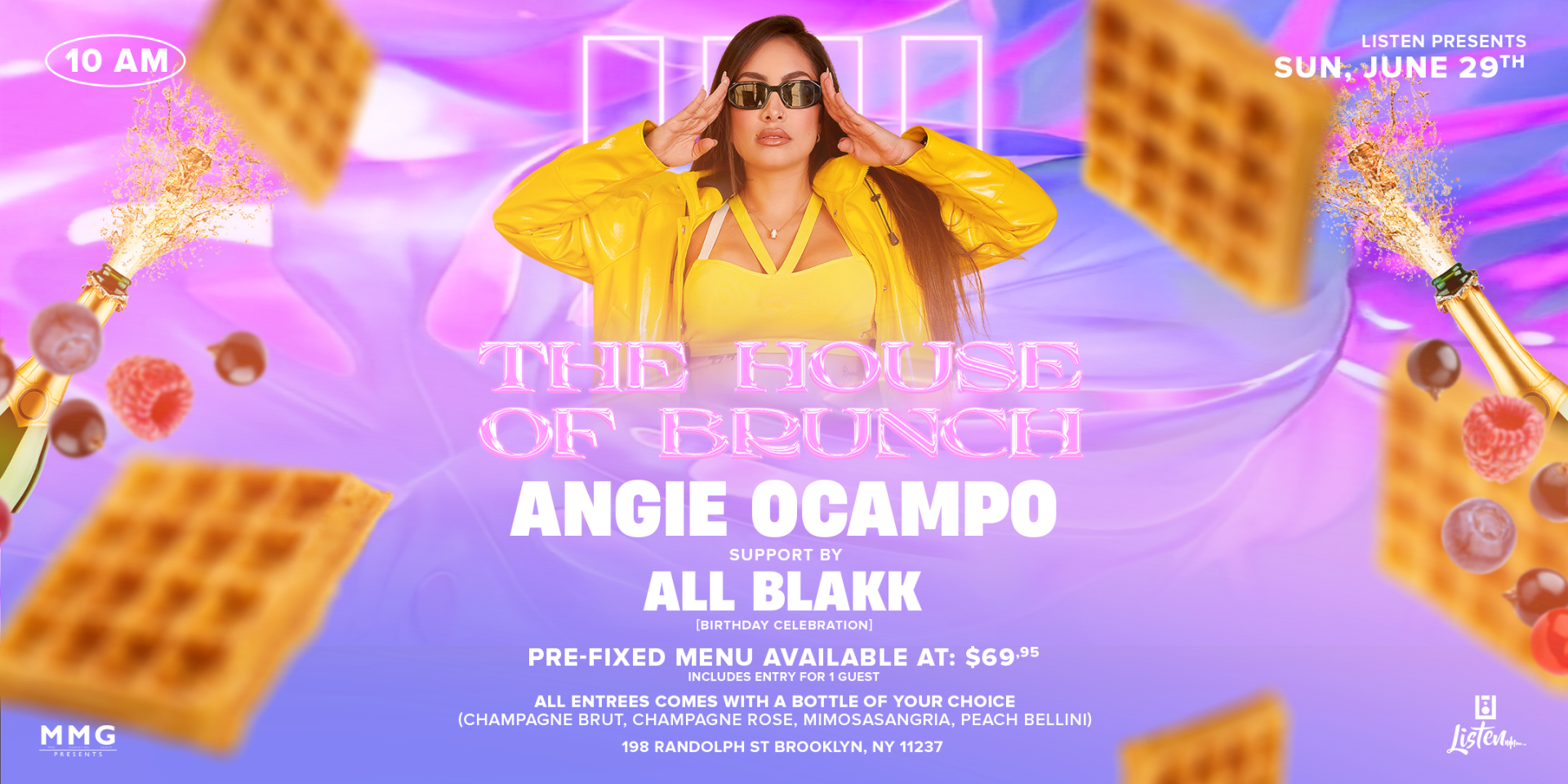 The Official Broklyn Day Party  10am Angie Ocampo All Blakk Cover