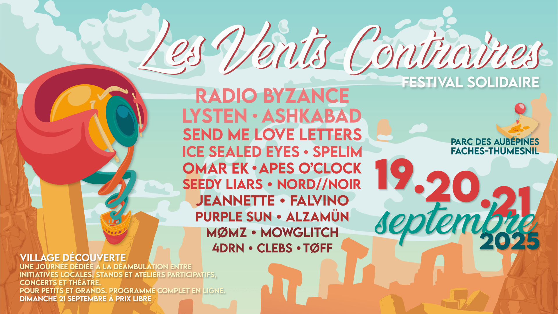 Festival Les Vents Contraires 2025 Cover