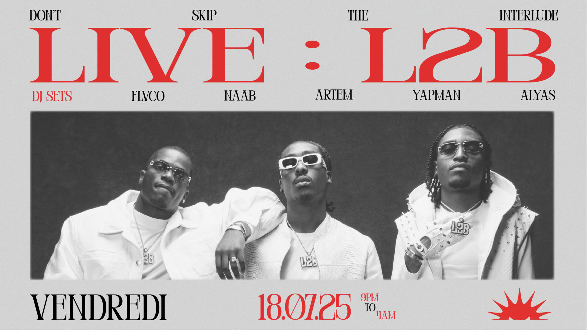 Don't Skip The Interlude X L2b : Golf White Party Cover