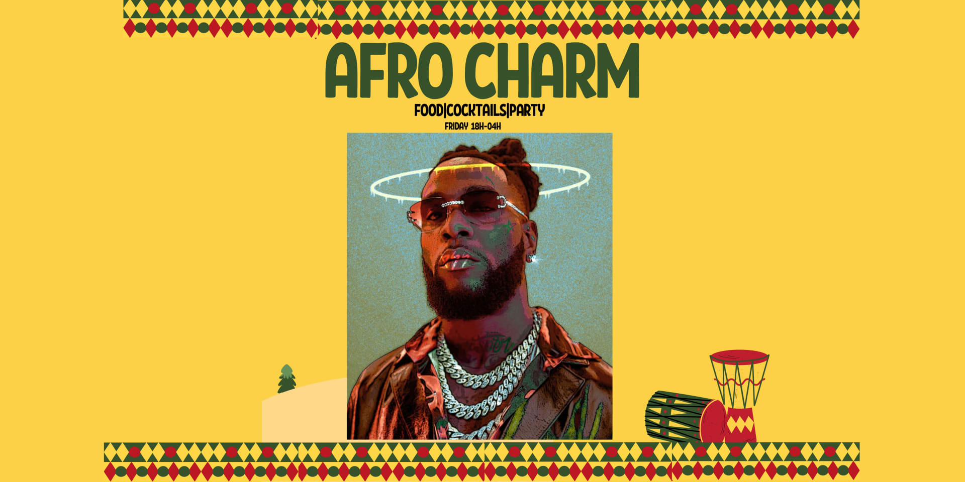 Afro Charm // Rooftop Party Cover