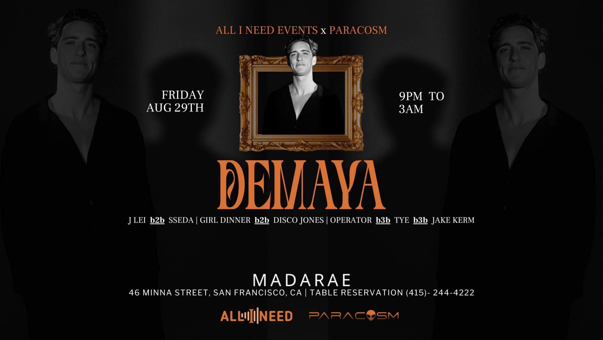 Demaya [Afro House] At Madarae Nightclub San Francisco Cover