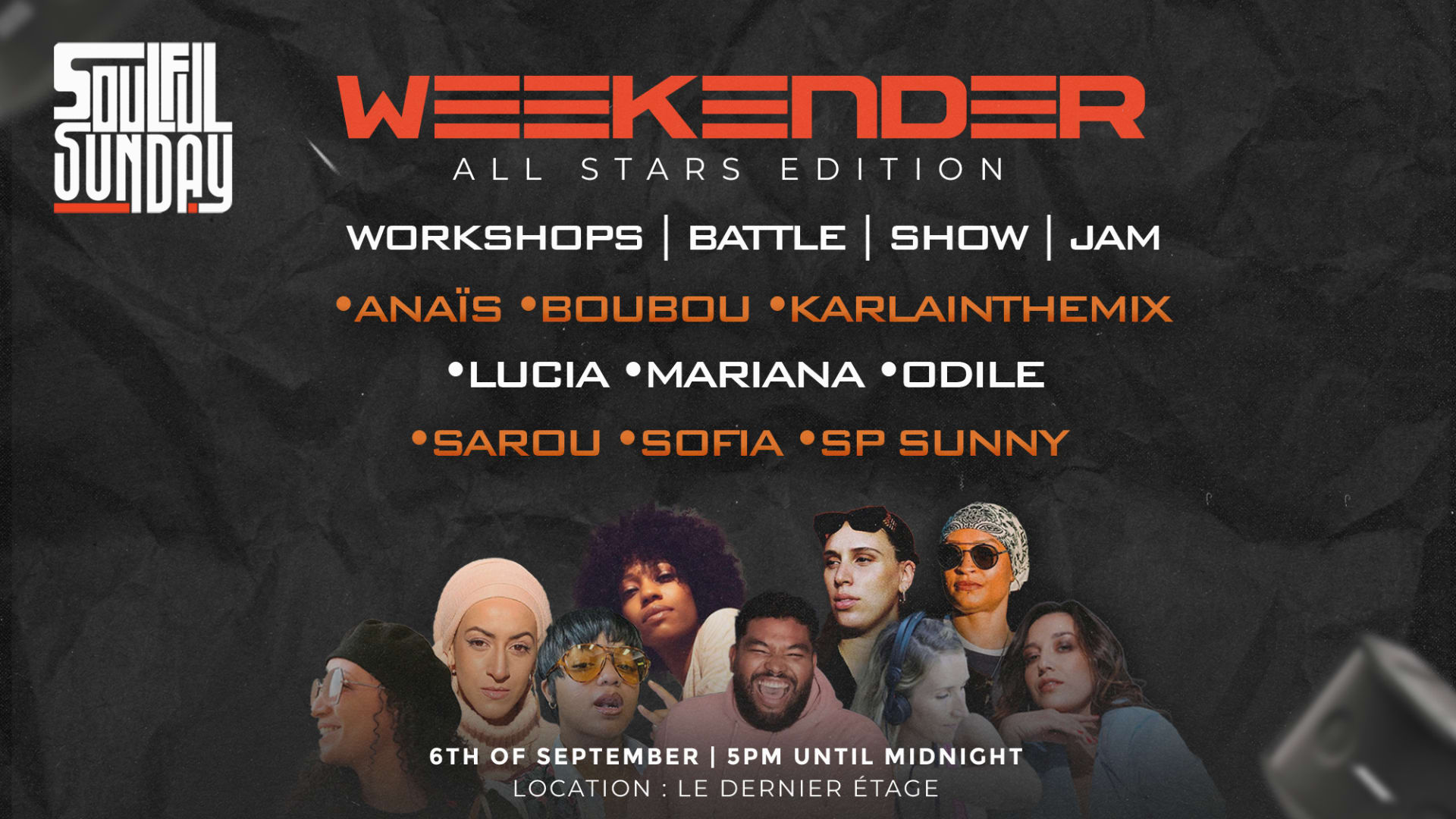 Soulful Sunday Weekender - All Stars Edition Cover