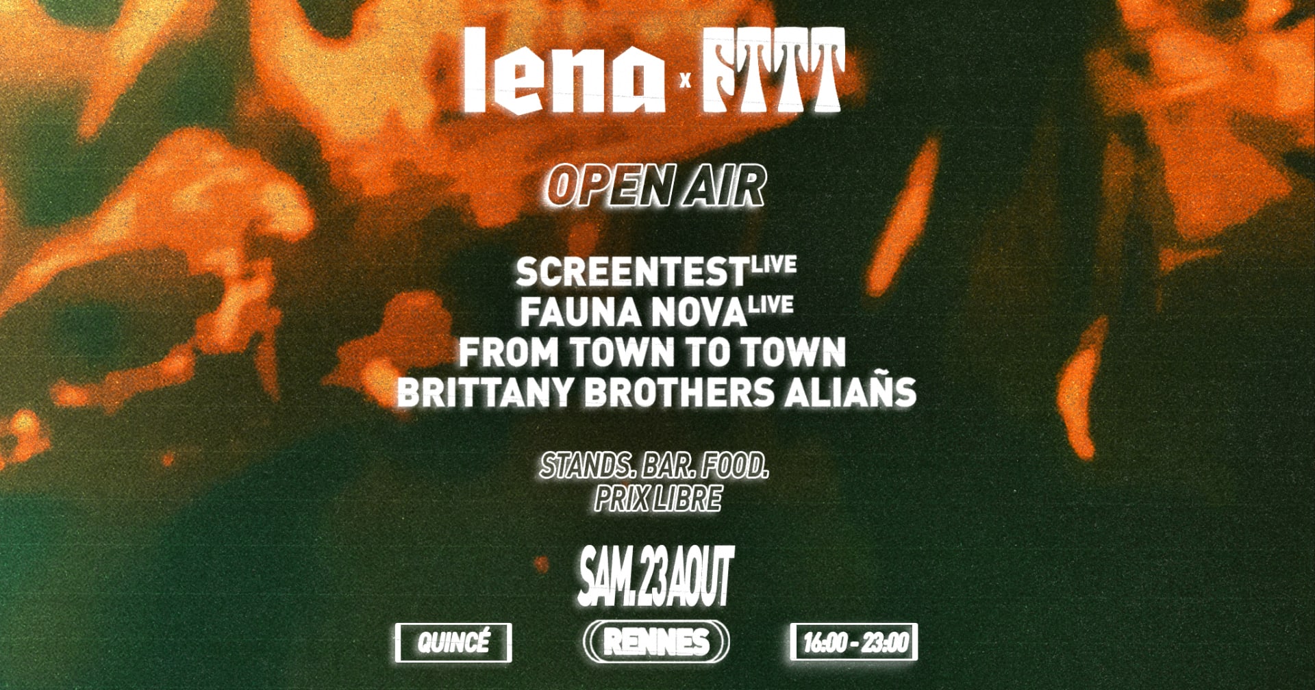 Lena X Fttt | Quincé Open Air - Screentest Live, Fauna Nova Cover