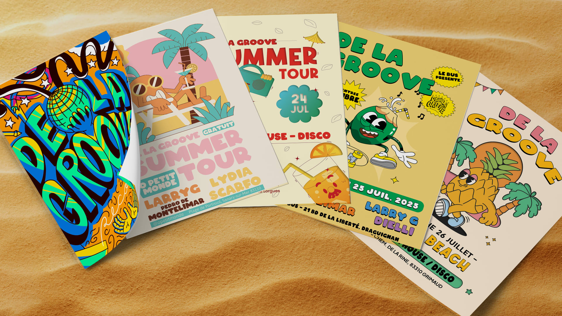 De La Groove - Summer Tour Cover