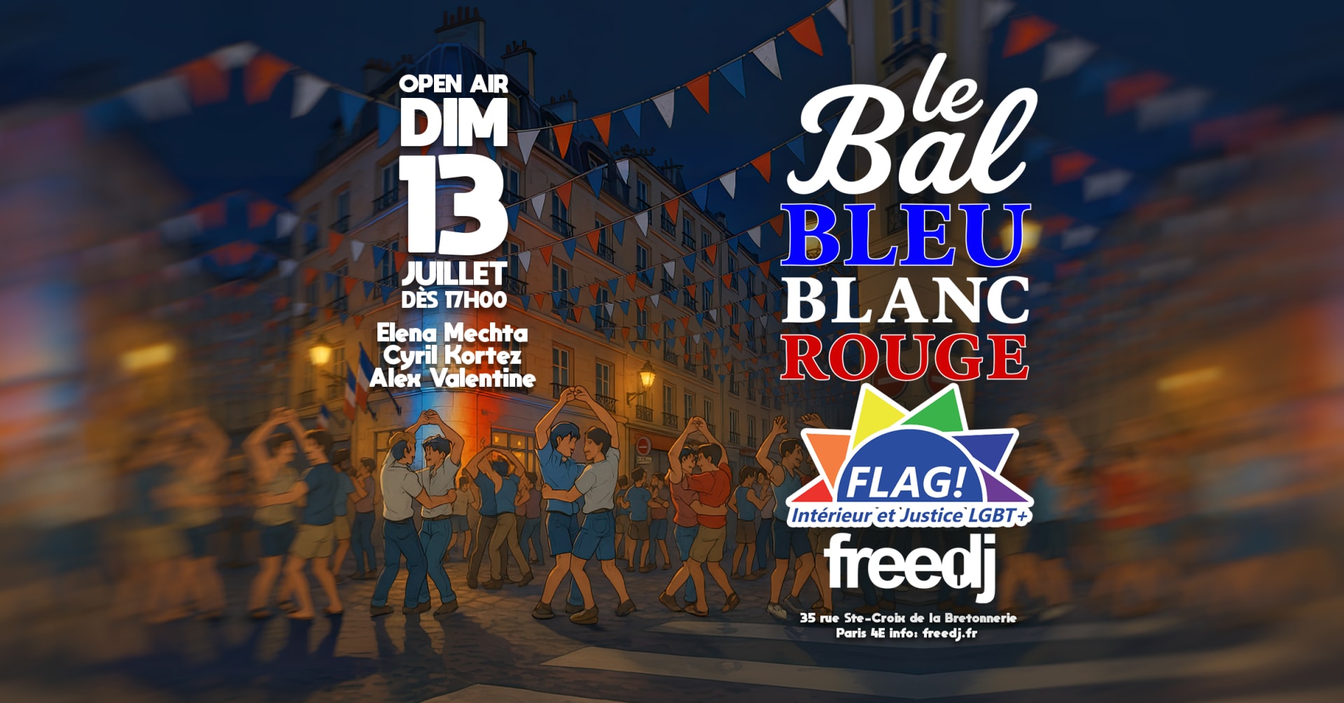 Le Bal Bleu Blanc Rouge Cover
