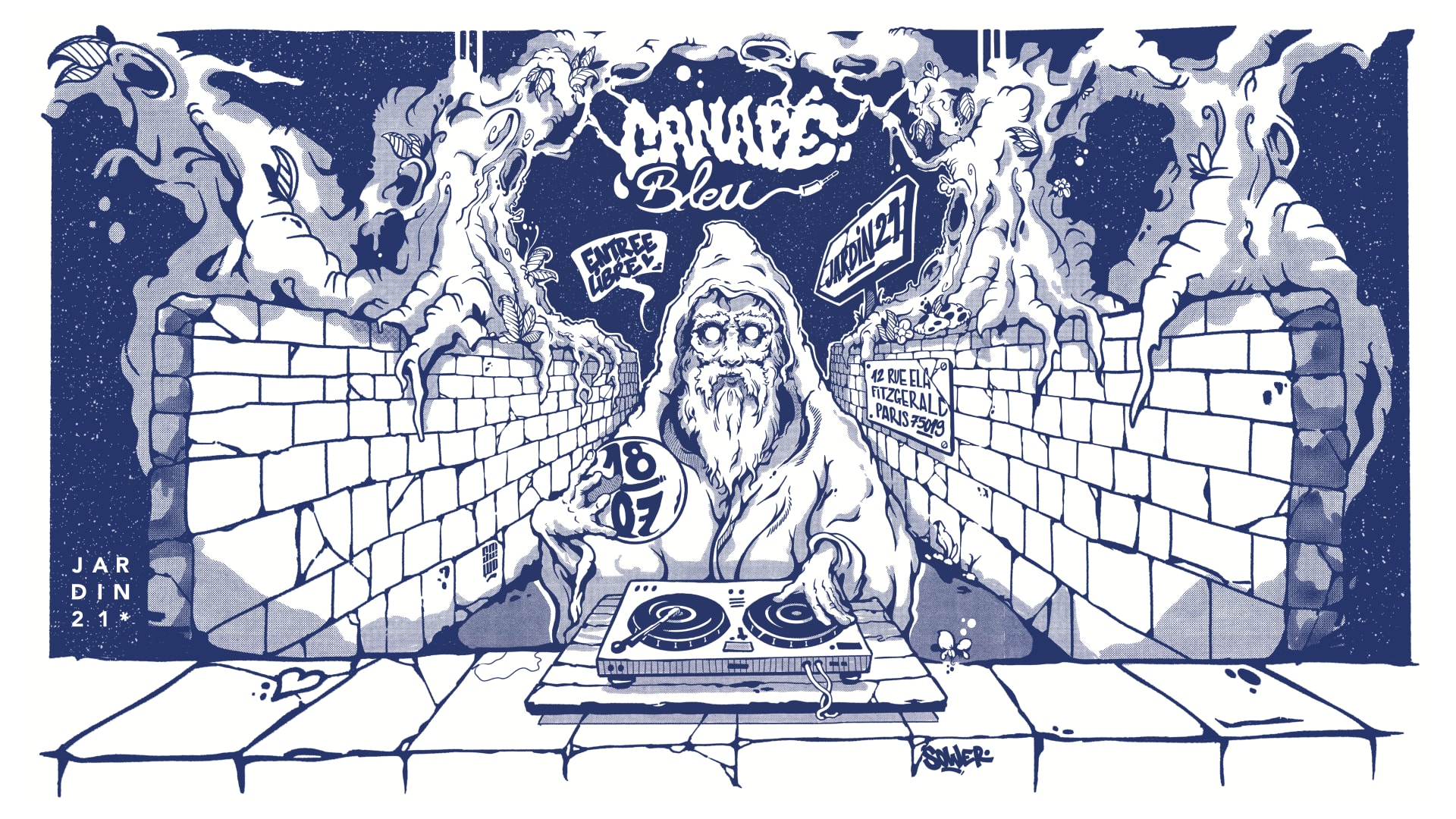 Canapé Bleu X Jardin21 - Open Air Cover