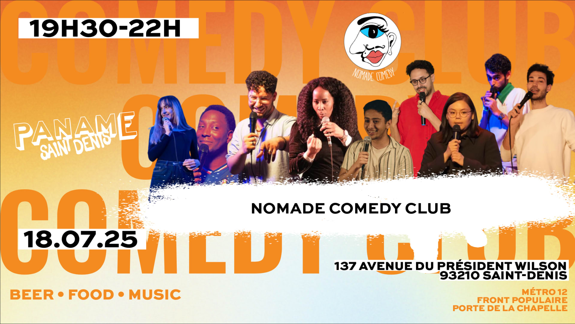 Stand Up By Nomade Comedy Club [Open Air - Gratuit] Cover