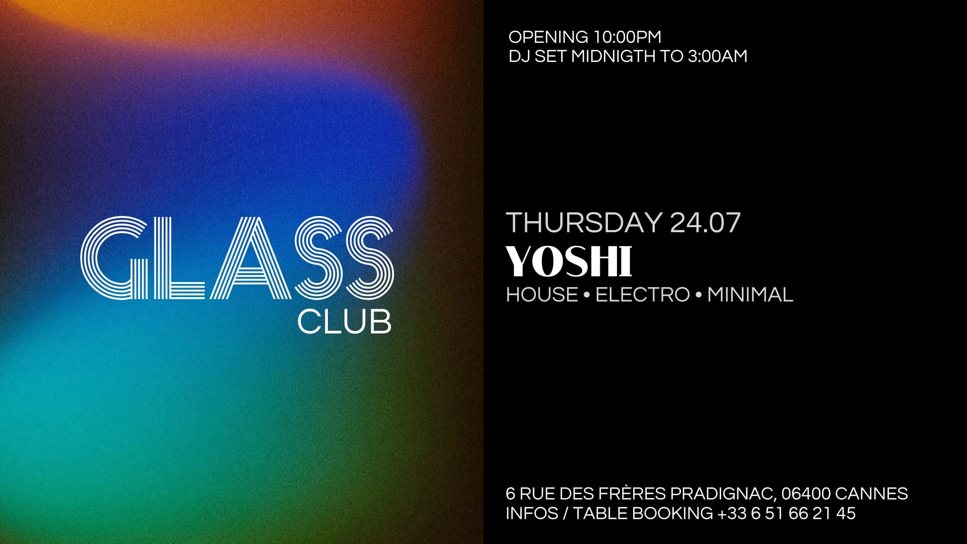 Glass Club Reçoit Yoshi Cover