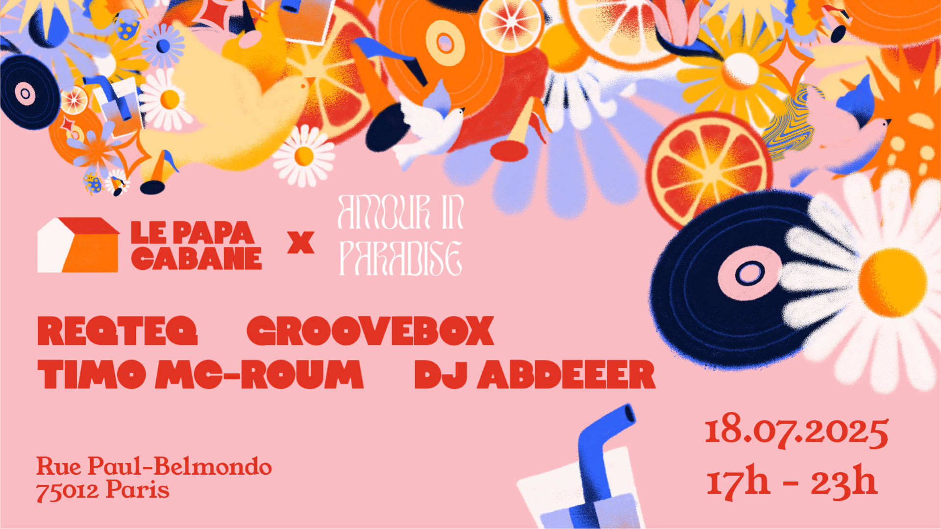 (Open Air) Le Papa Cabane X Amour In Paradise Cover