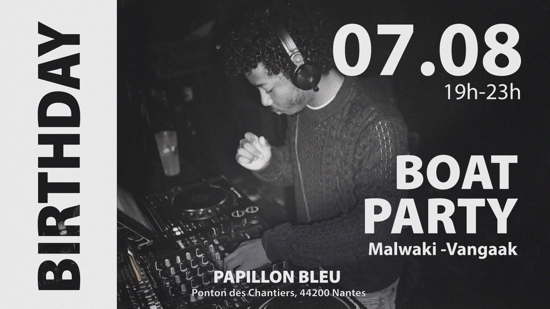 Malwanniversaire Boat Party Cover