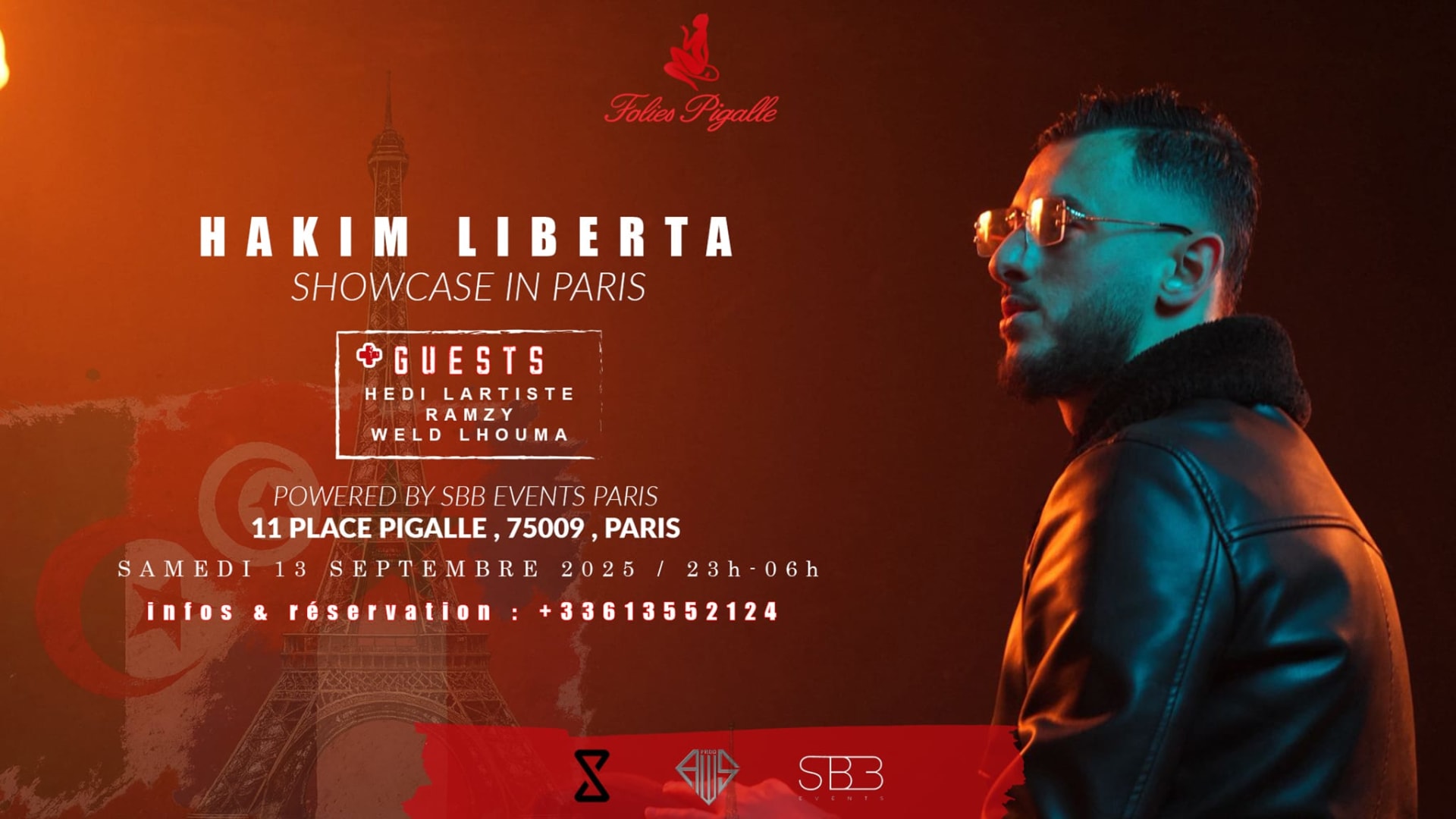 "Hakim Liberta" En Showcase A Paris + Guests Cover