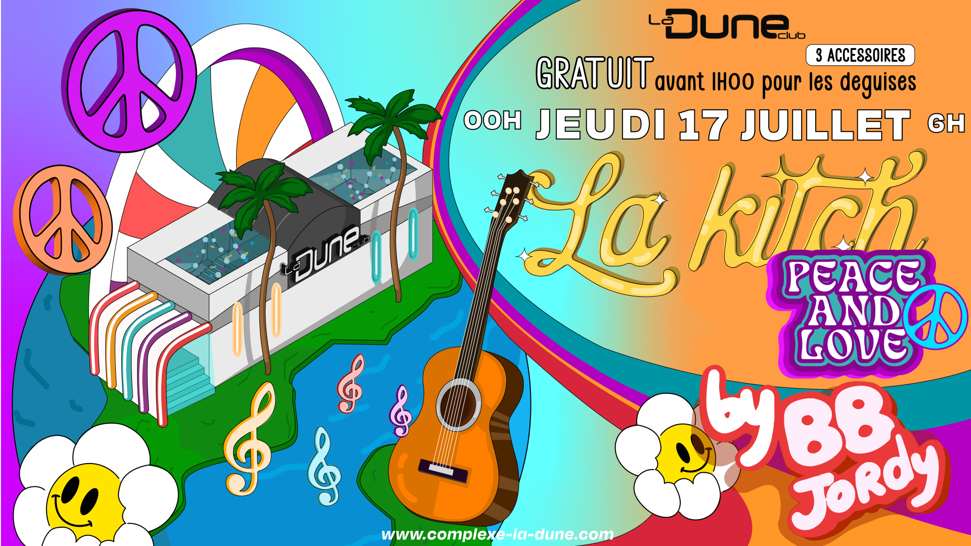 La Kitch Peace & Love - Jeudi 17 Juillet Cover