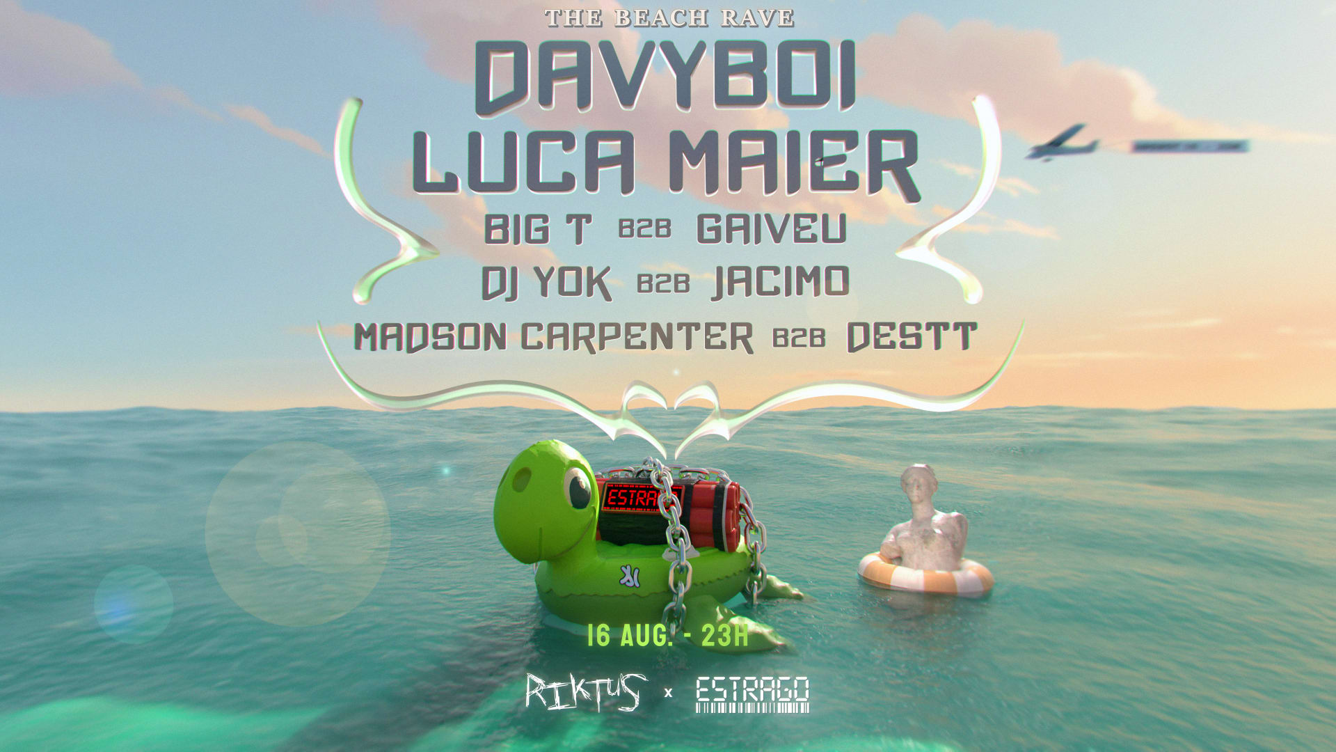 Riktus & Estrago Presents: The Beach Rave - 1st Wave Cover