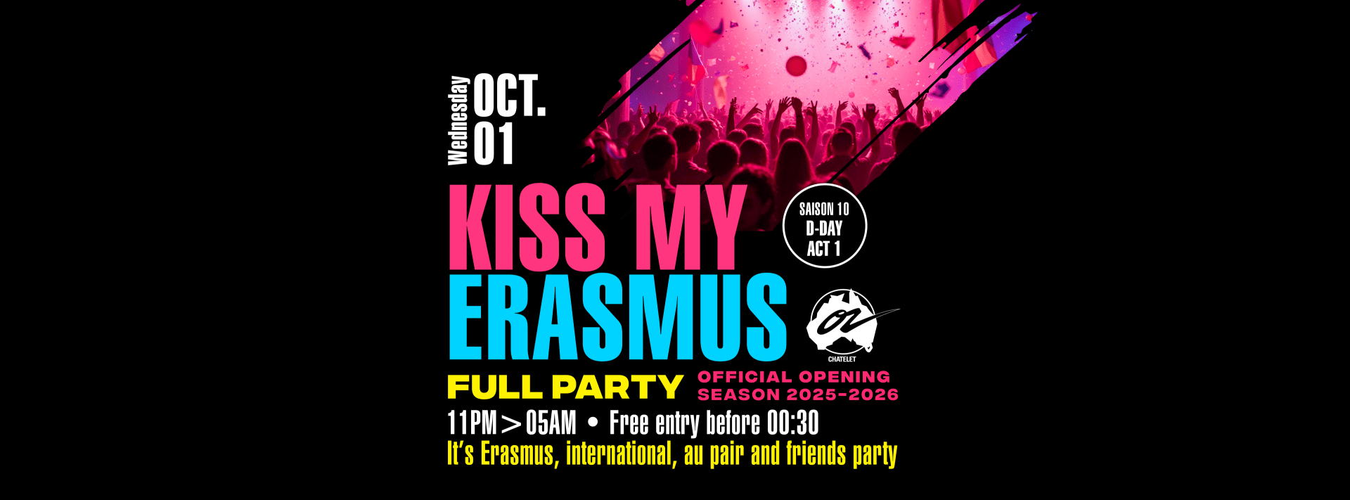 Kiss My Erasmus - 011025 - Full Party Cover
