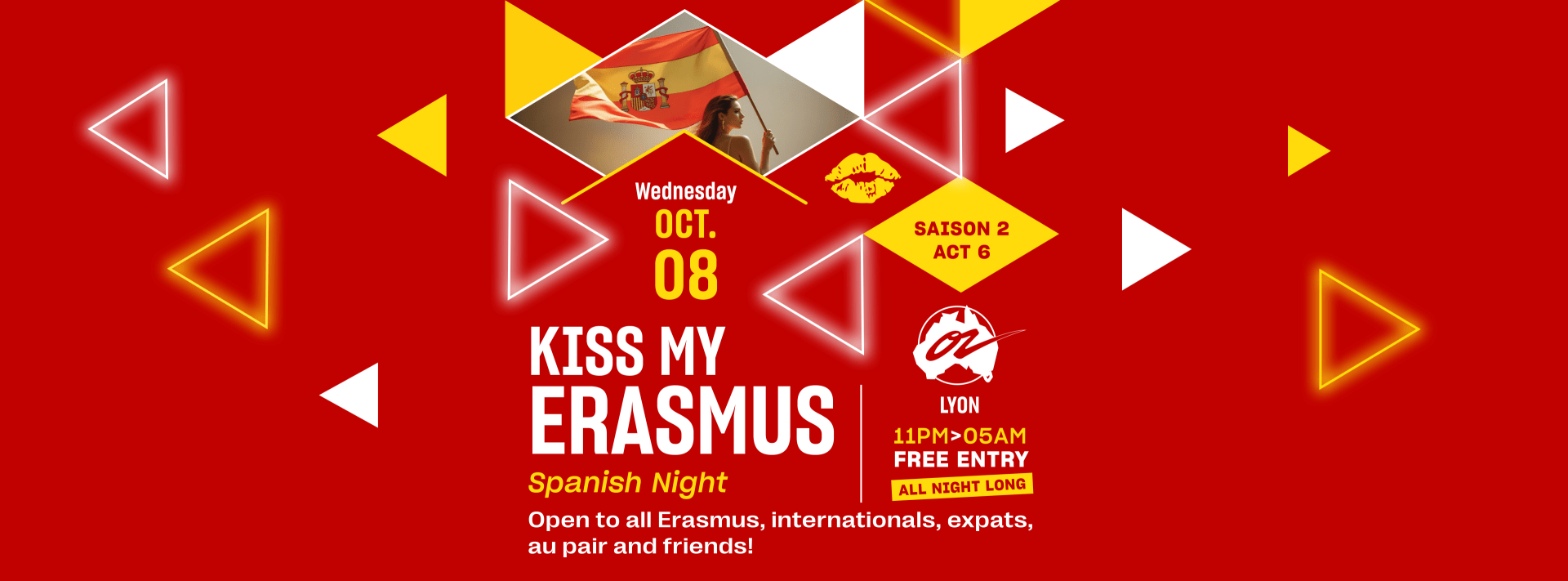 Kiss My Erasmus 08.10 - Lyon Cover