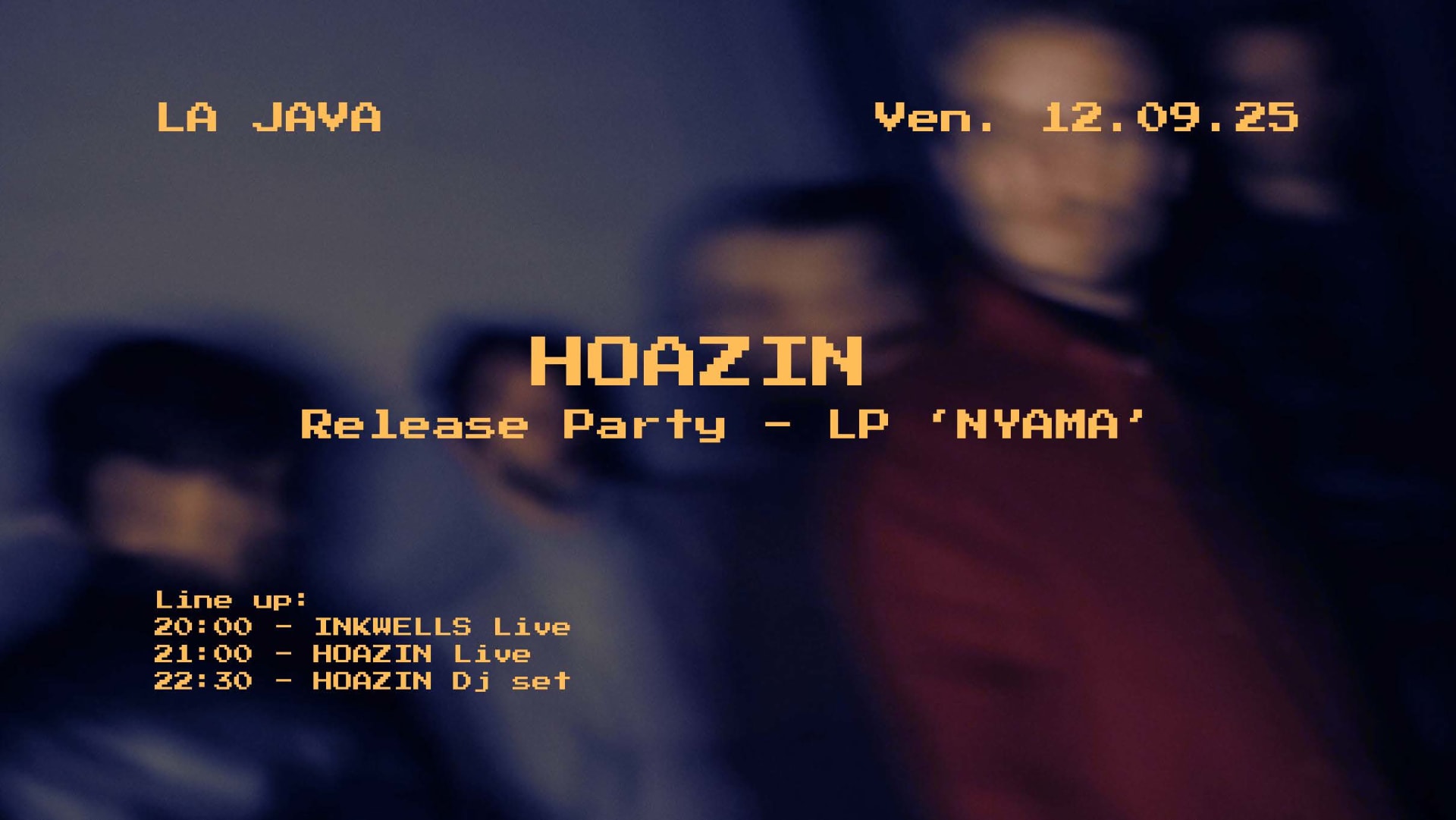 Hoazin - Release Party Lp "Nyama" Cover