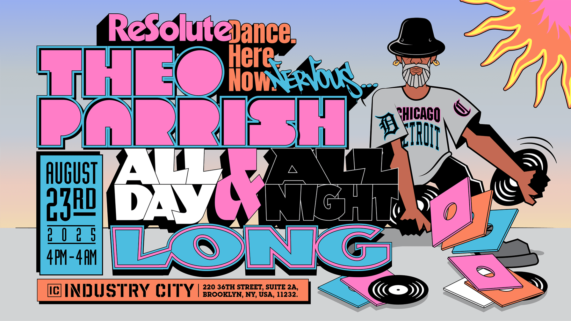 Resolute Presents: Theo Parrish (12 Hour Set) Cover