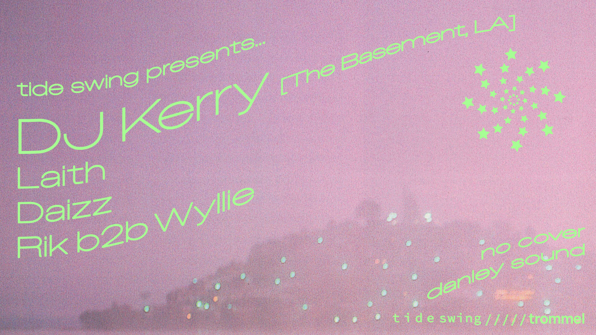 Tide Swing On The Pier W/ Dj Kerry (The Basement La) Cover