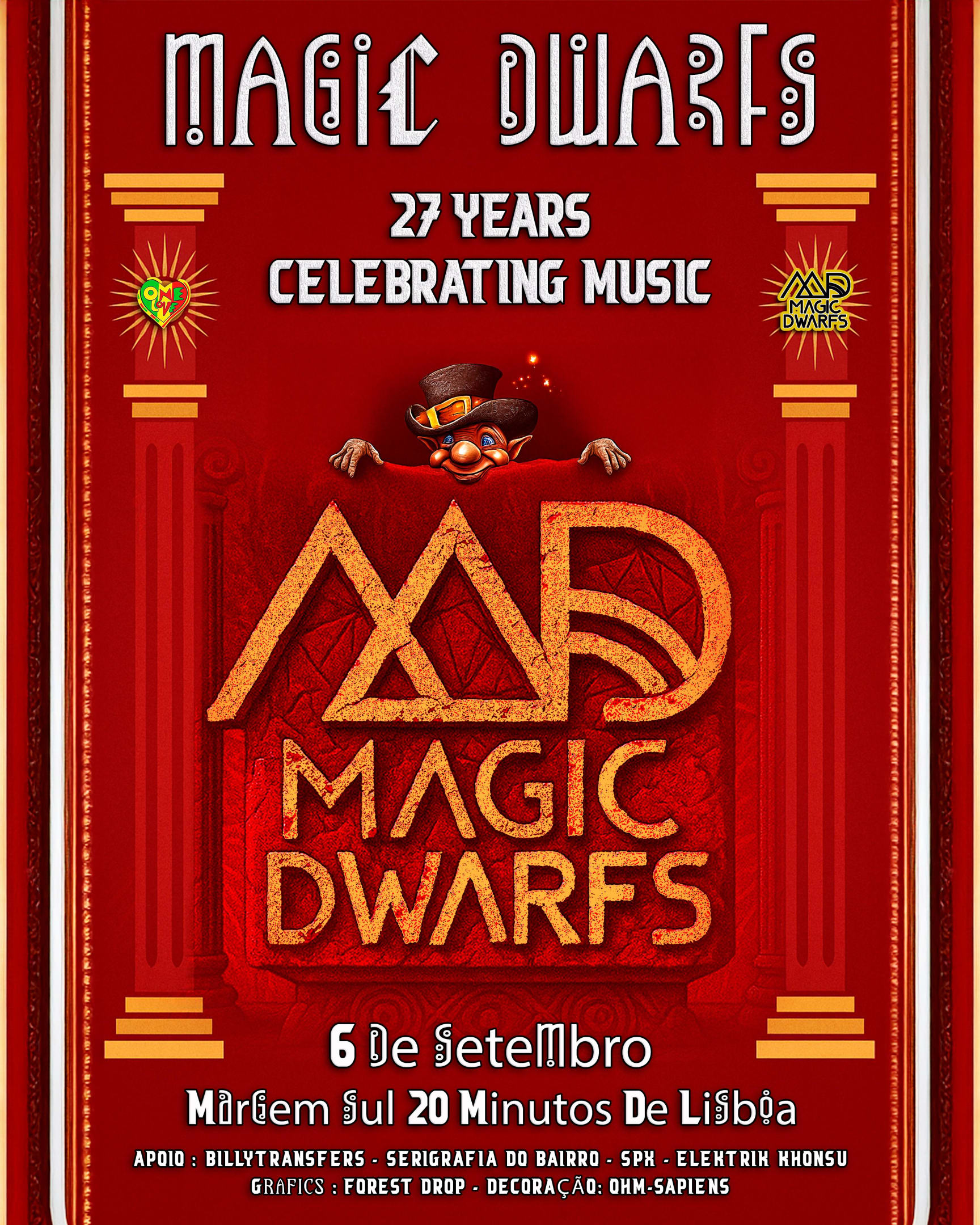 Magic Dwarfs - 27 Years Celebrating Music Cover