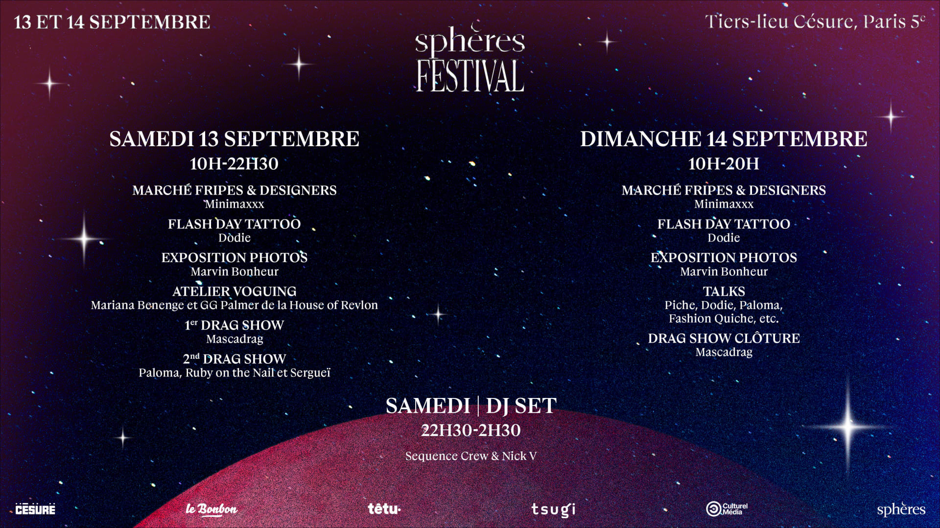 Sphères Festival Cover