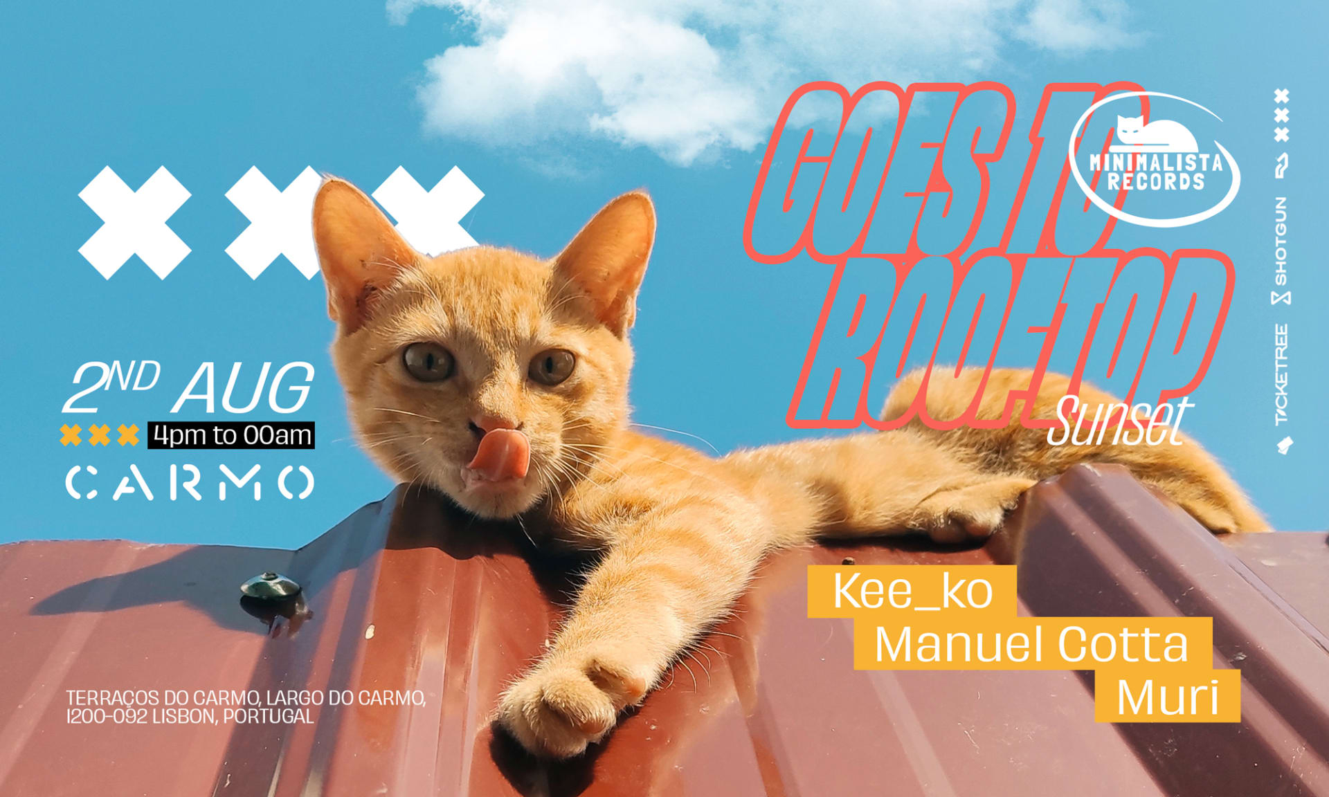 Minimalista Goes To Carmo Rooftop W/ Manuel Cotta Cover