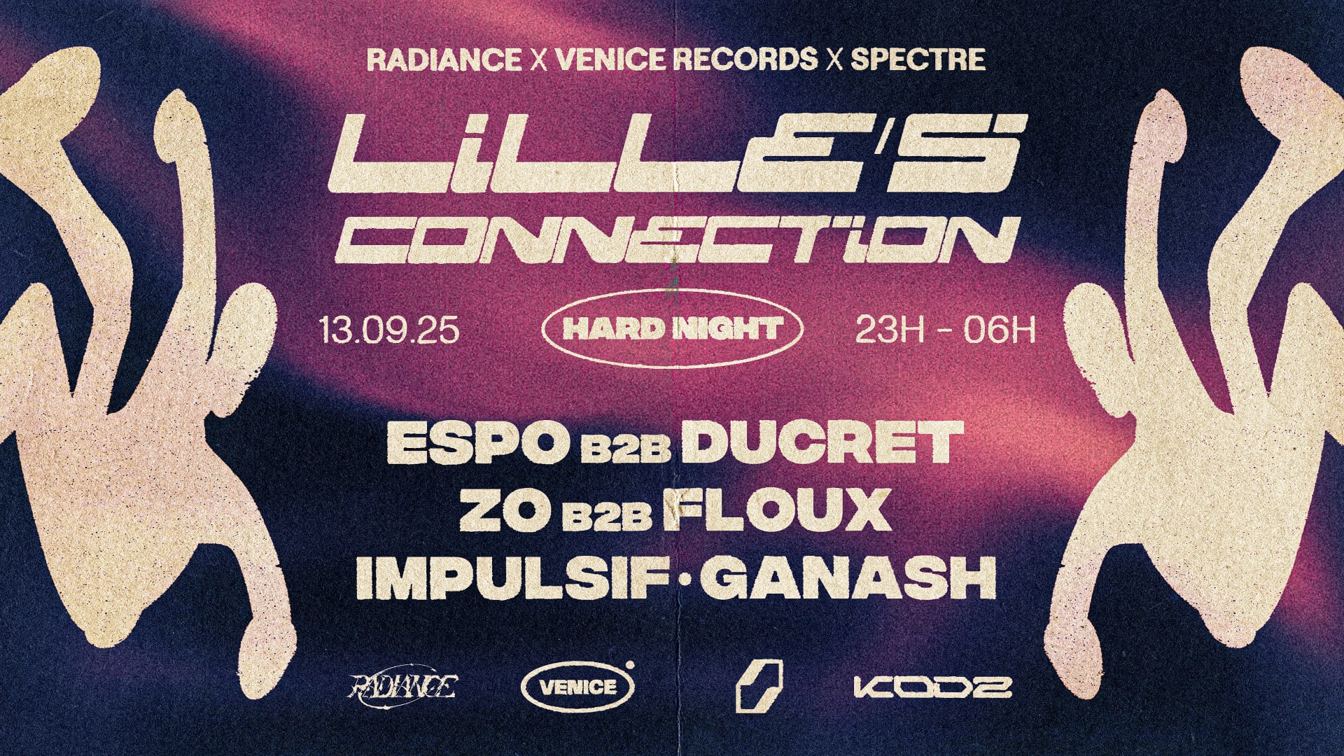 Kodz : Lille's Connection Hard Night Edition Cover