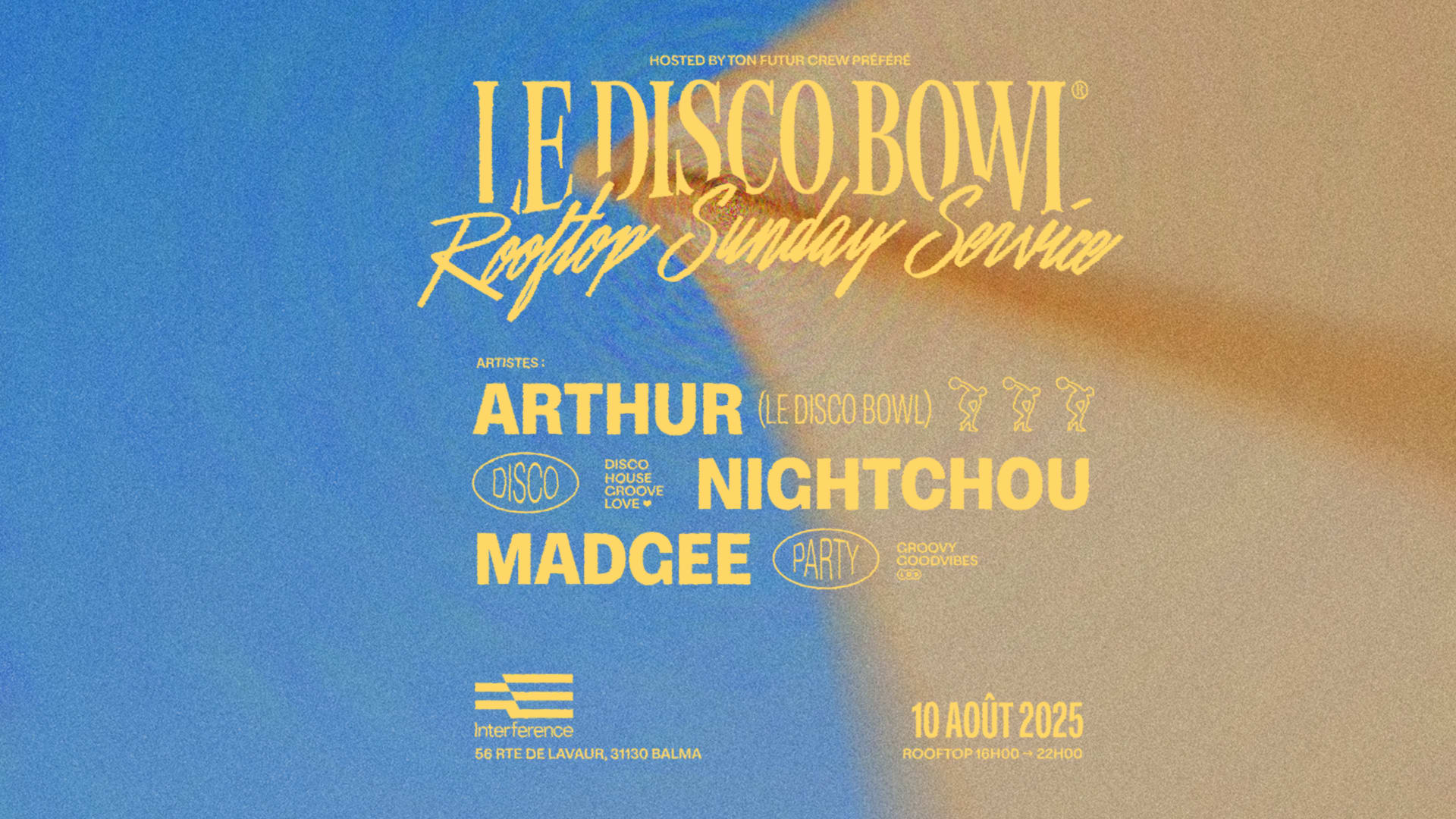 Le Disco Bowl Rooftop Sunday Service Cover