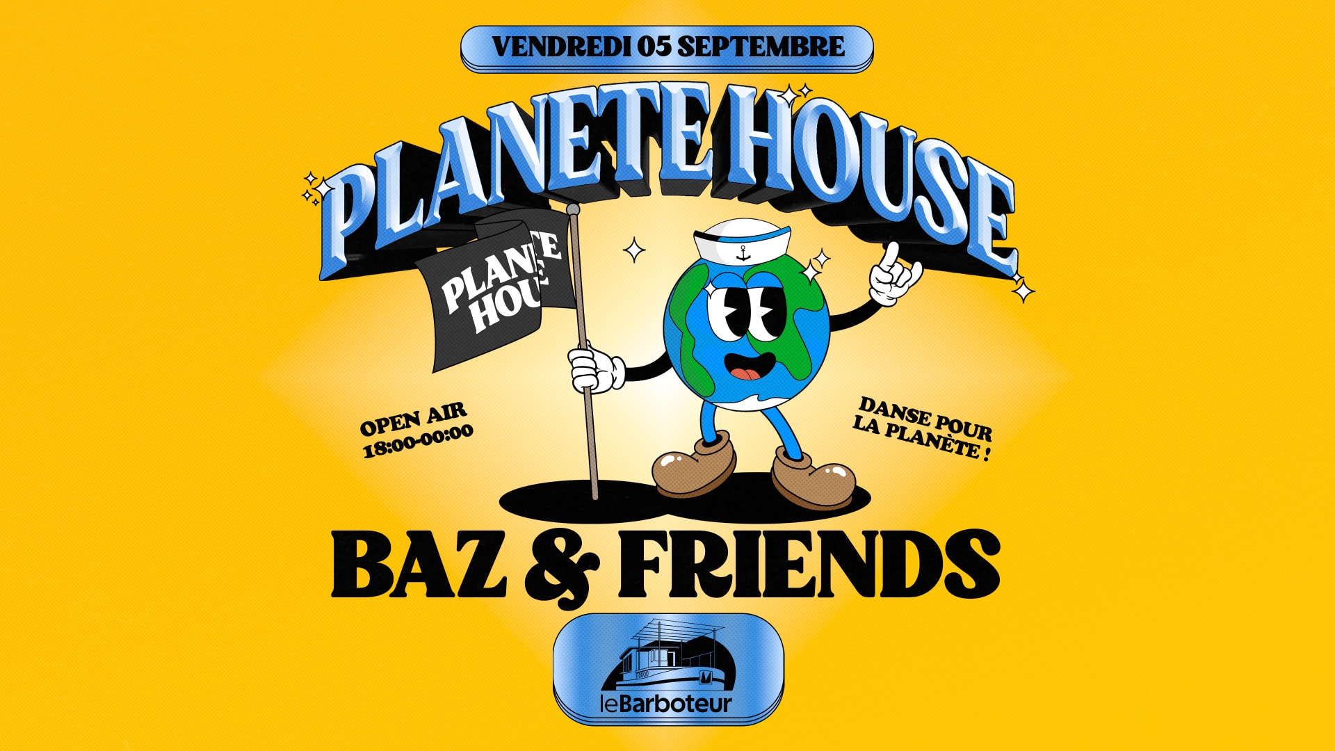 Planète House X Barboteur W/ Baz & Friends Cover