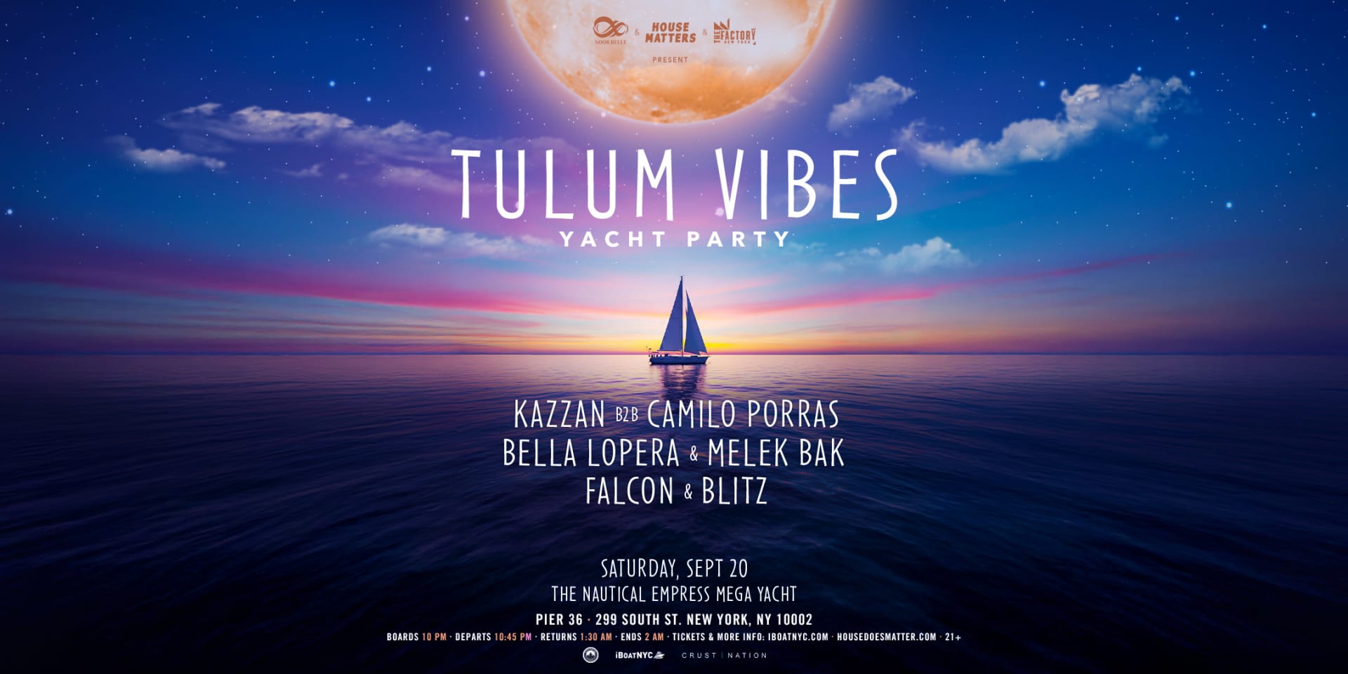 Tulum Vibes Yacht Open Air Party Nyc Edition Bodega Camilo Cover