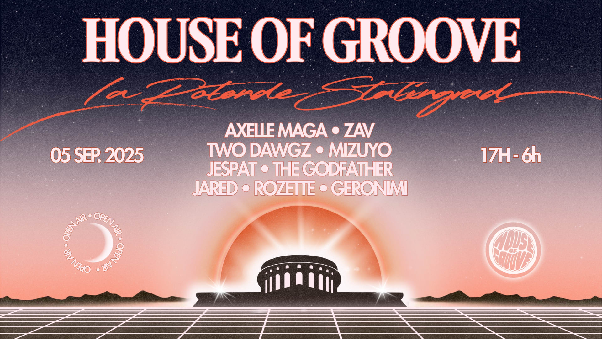 Places Dispo A L'entree - House Of Groove · Club Xxl Cover