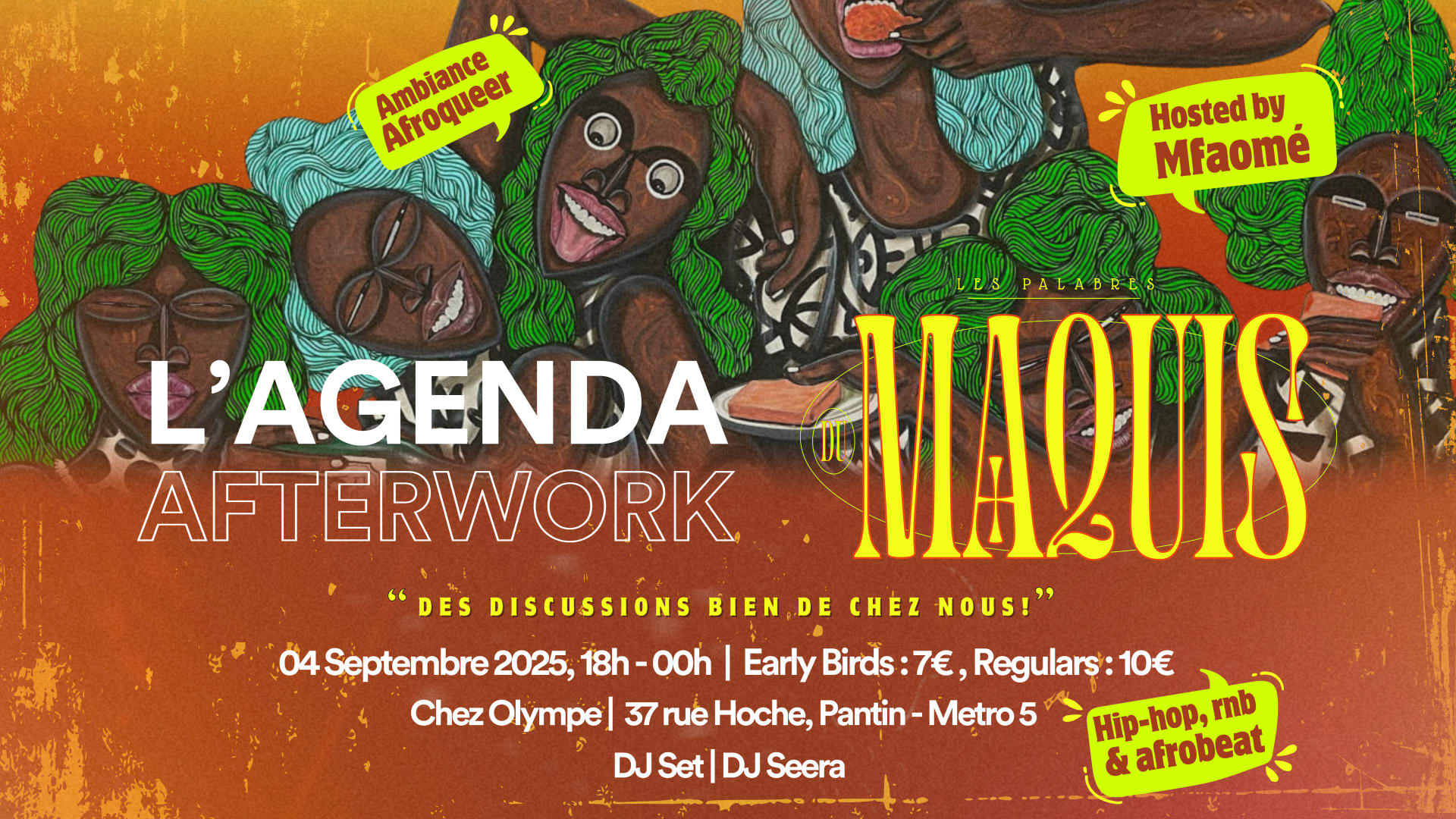 L'agenda Afterwork - Les Palabres Du Maquis Cover