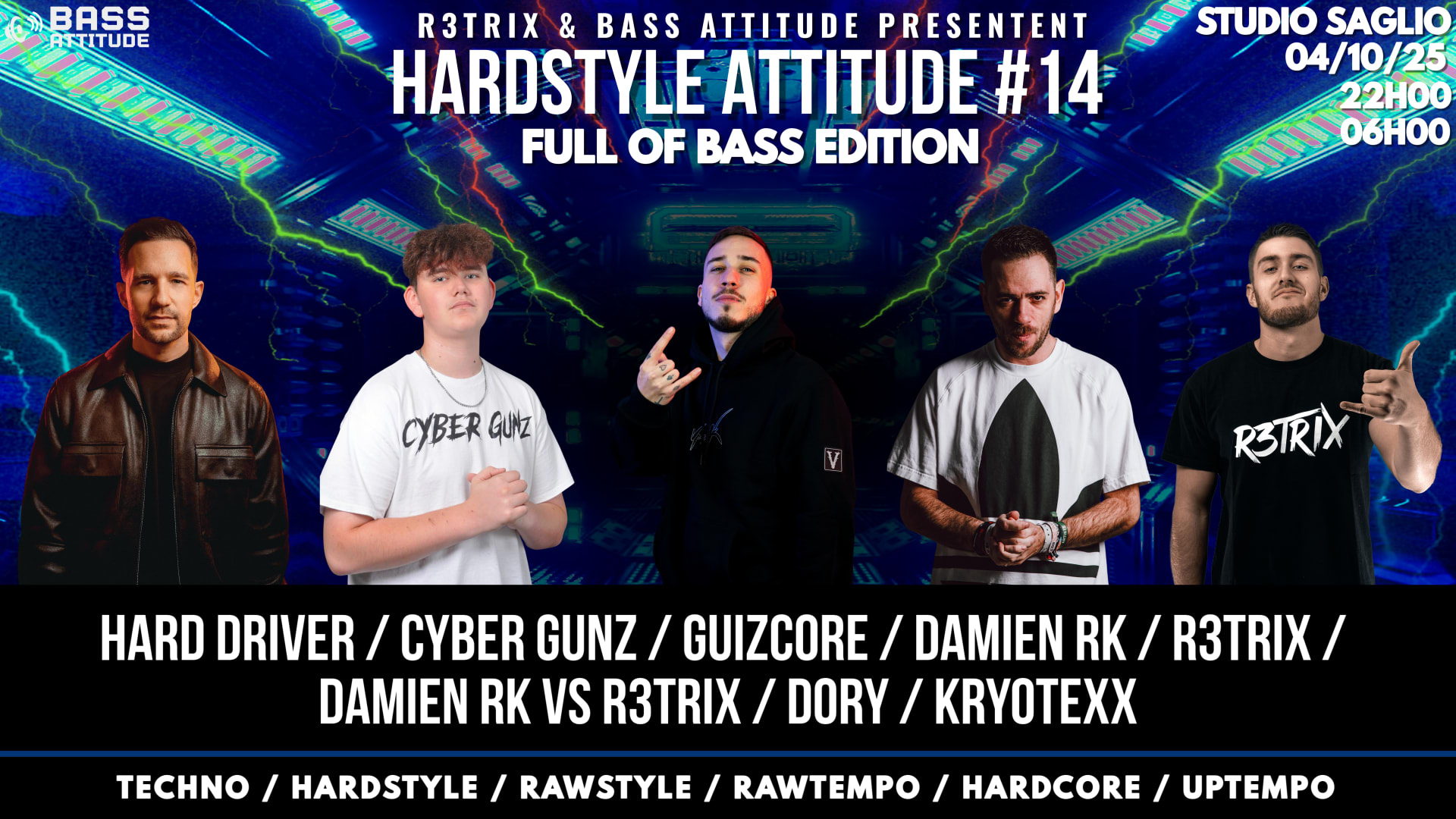 Hardstyle Attitude #14 : Full Of Bass Edition Cover