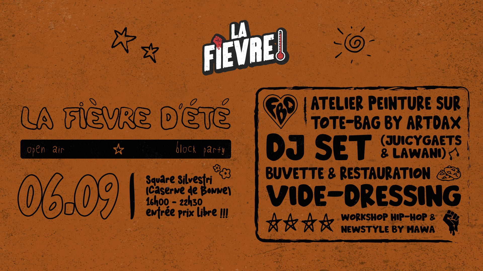 La Fièvre D'été Cover