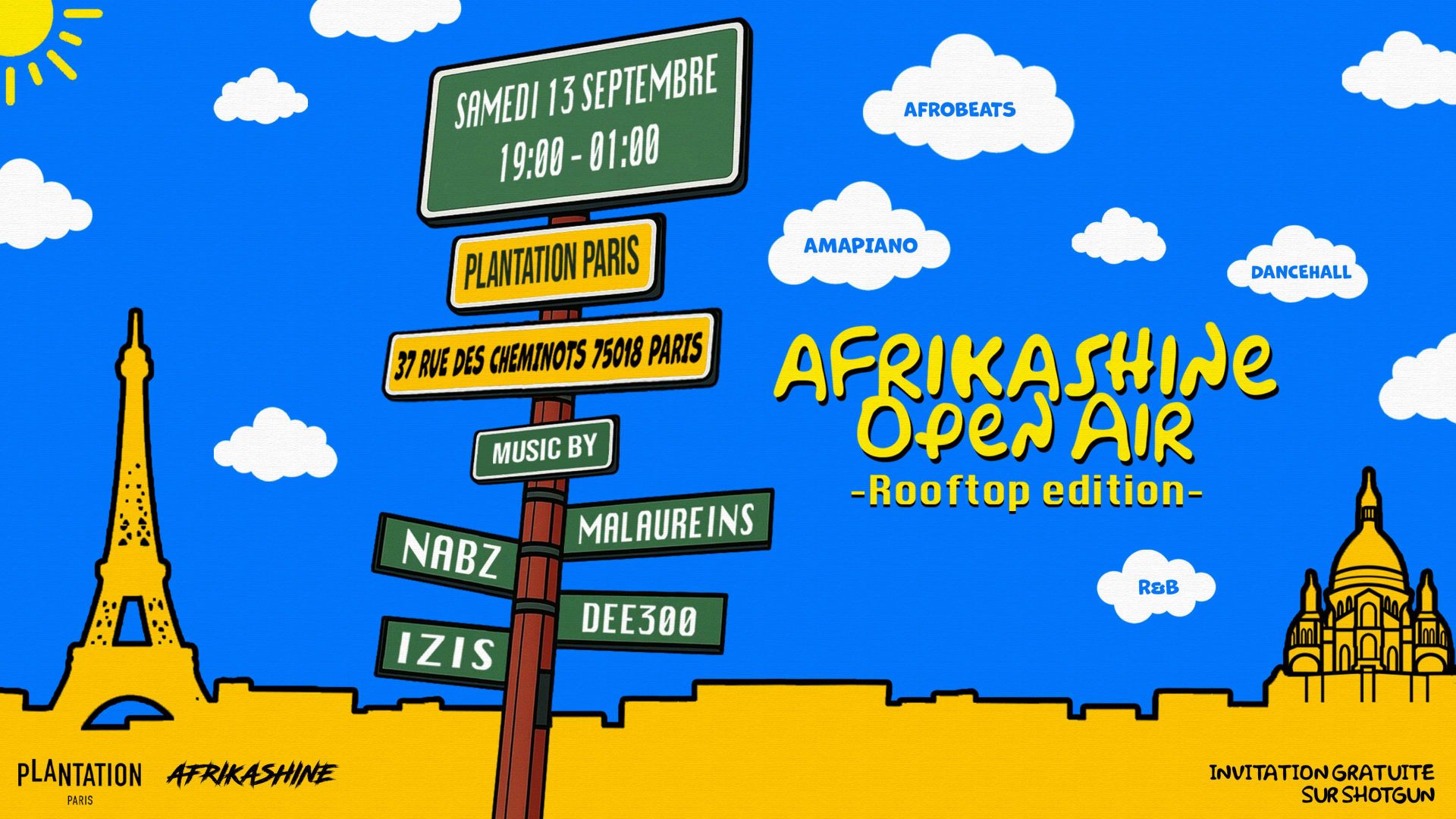 Afrikashine Open Air Rooftop Cover