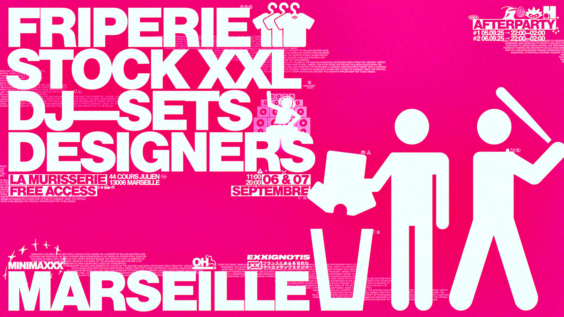 [Marseille] Friperie + Dj-Sets + Designers — Free Access Cover