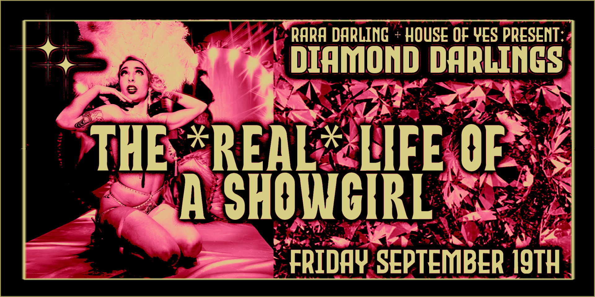 Diamond Darlings • Burlesque Extravaganza Cover