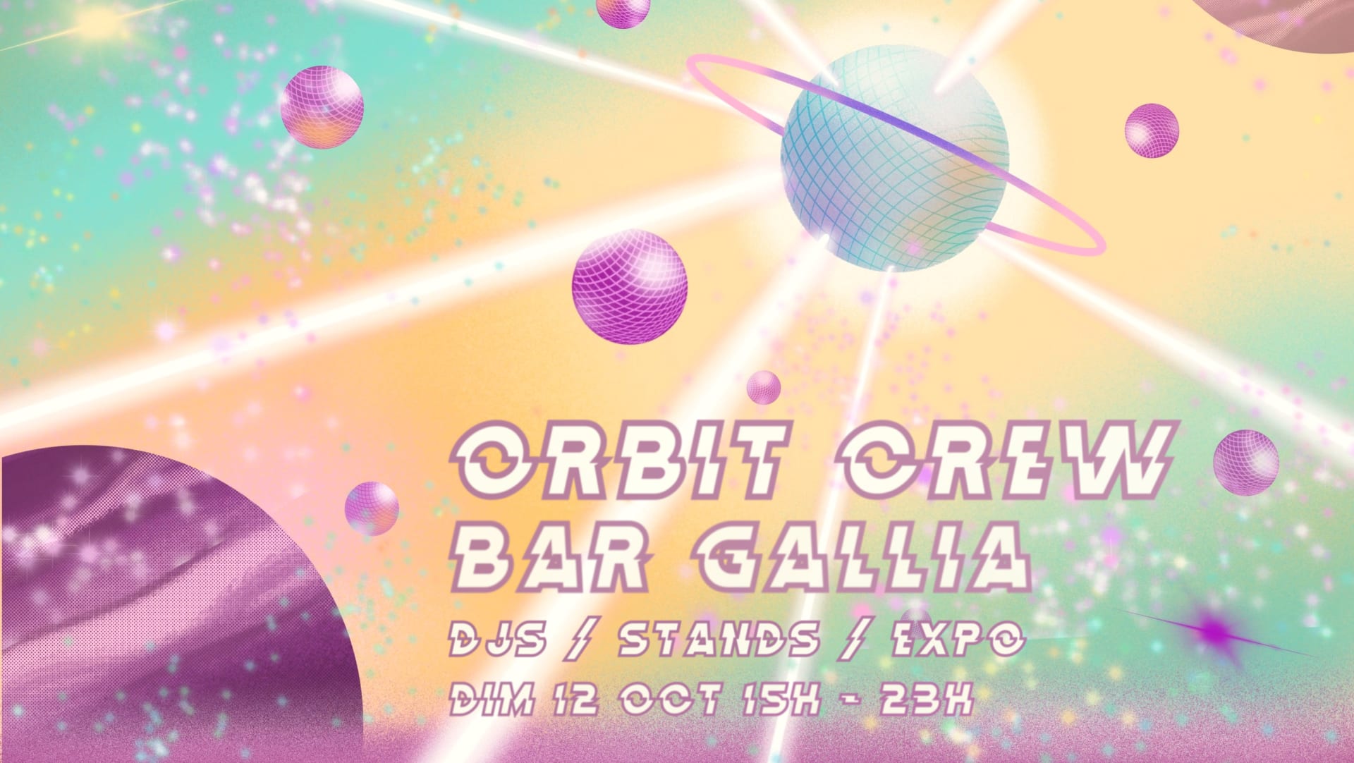 Orbit Crew & Friends Au Bar Gallia : Djs, Stands & Expo ! Cover