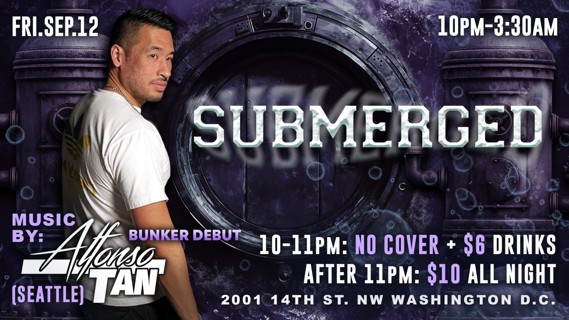 Submerged With Alfonso Tan (Seattle) Cover