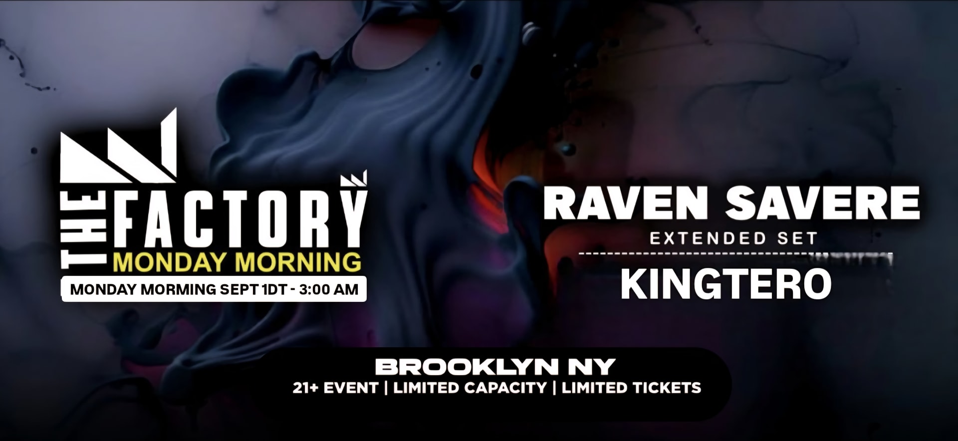 The Factory Monday Morning Party Raven Savere Kingtero Cover